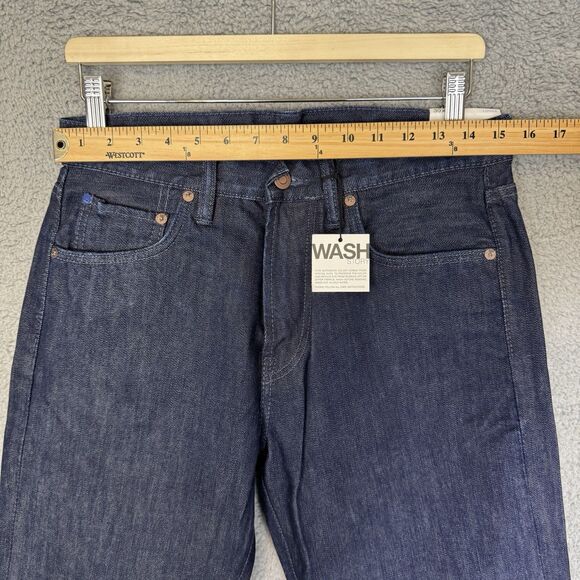 S GAP Jeans Mens 30X32 Regular Blue Denim Loose Fit Straight Leg NWT - Picture 3 of 11